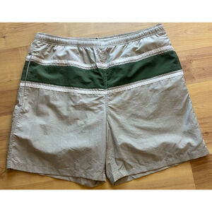 GAP FACTORY Men's Pull on Elastic Waist Nylon Shorts Sz XL (38-40) 2000